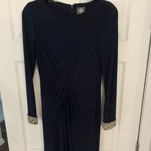 Vince Camuto Navy Gown